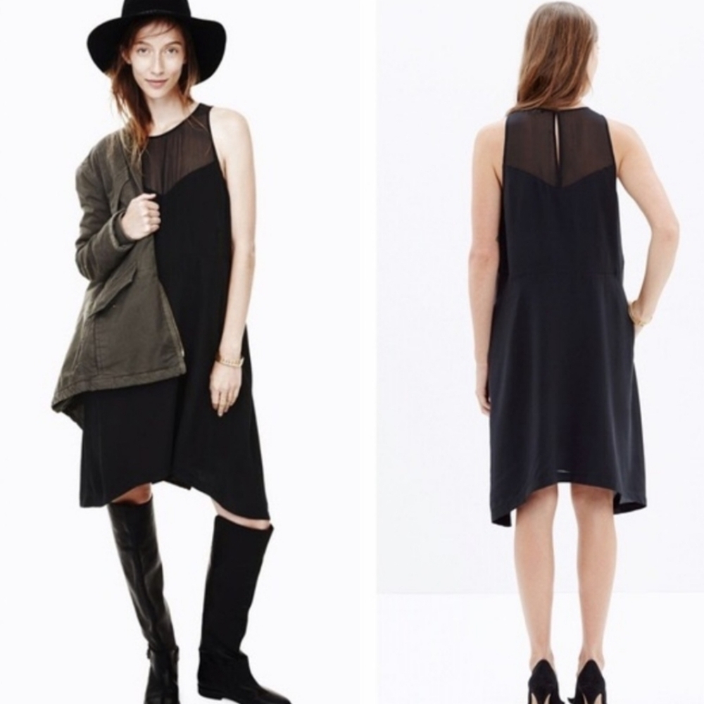 MADEWELL Parkview Silk Dress